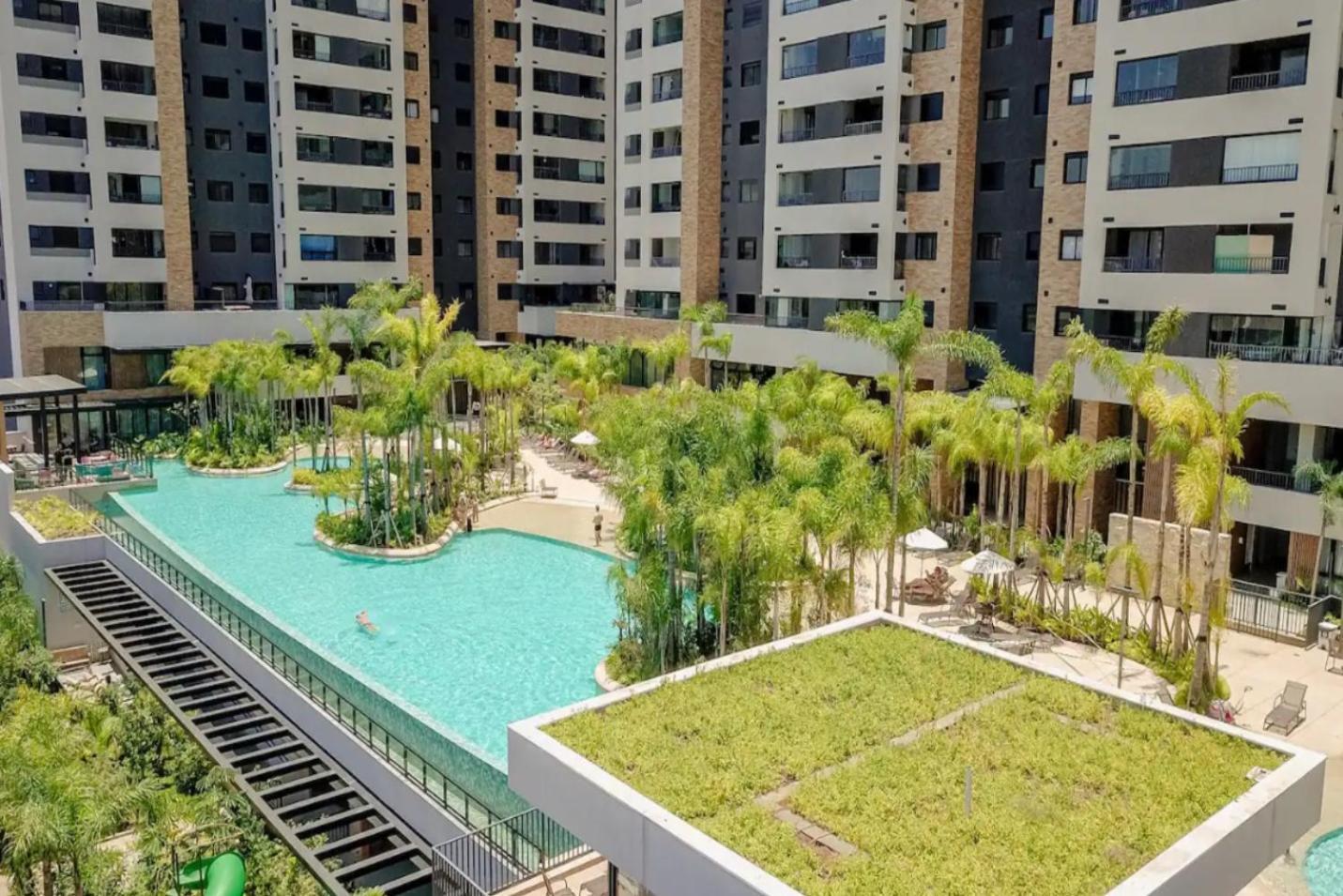 Apto Resort Bras Piscina, Ar-Condicionado ساو باولو المظهر الخارجي الصورة
